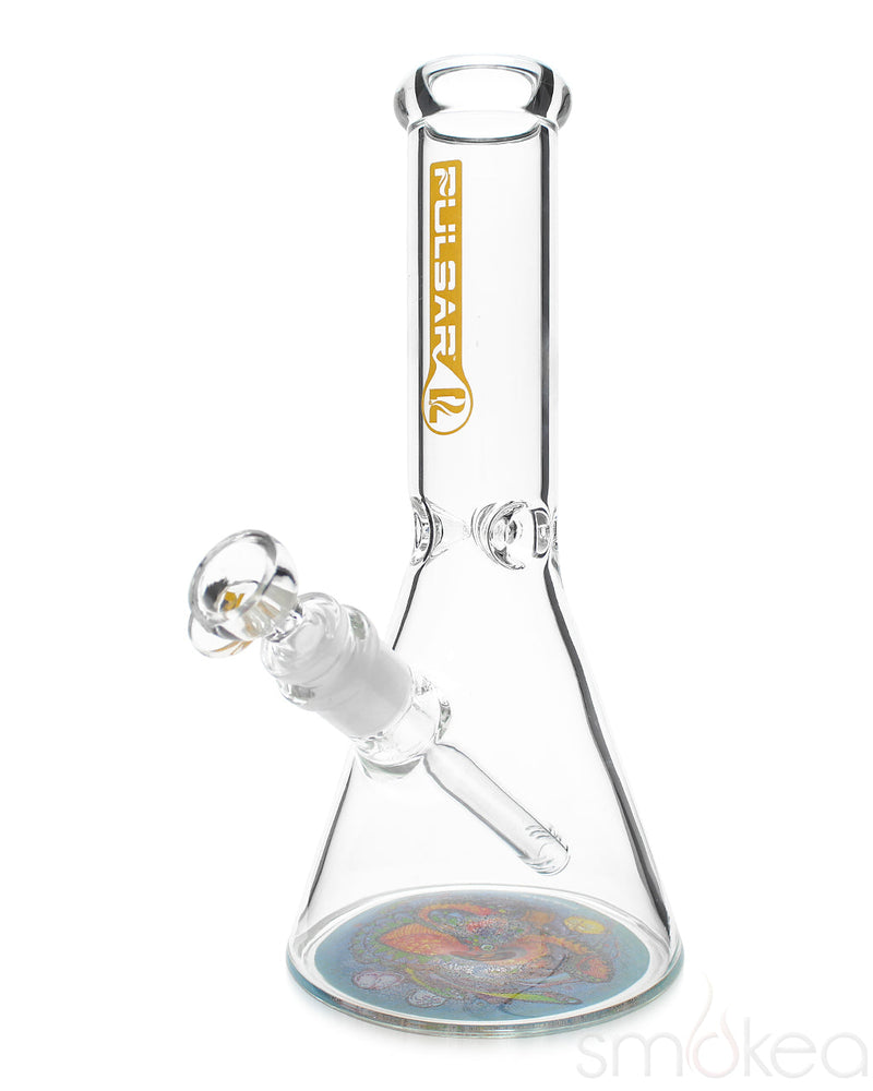 Pulsar 10" Psychedelic Octopus Beaker Bong