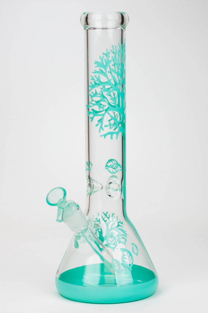 14" Tree of Life classic beaker glass bong
