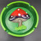 Mushroom Round Polyresin Ashtray | 4.25"