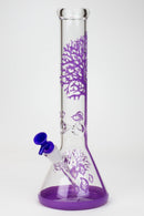 14" Tree of Life classic beaker glass bong