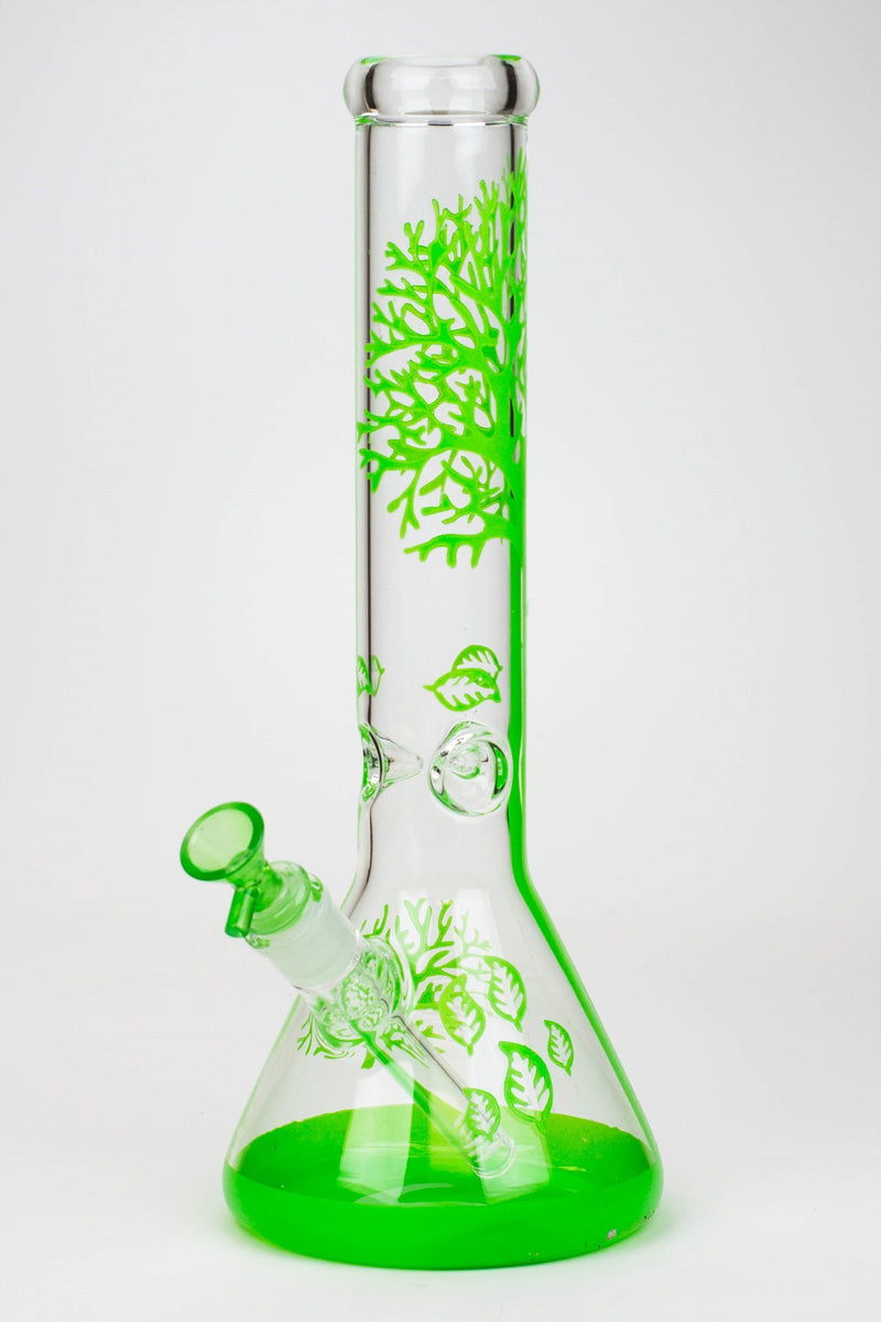 14" Tree of Life classic beaker glass bong