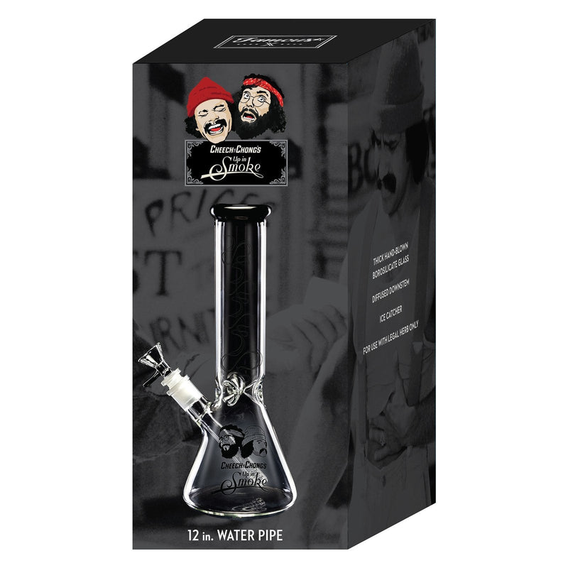 12" Cheech and Chong's Beaker Water Bubbler-1 Count