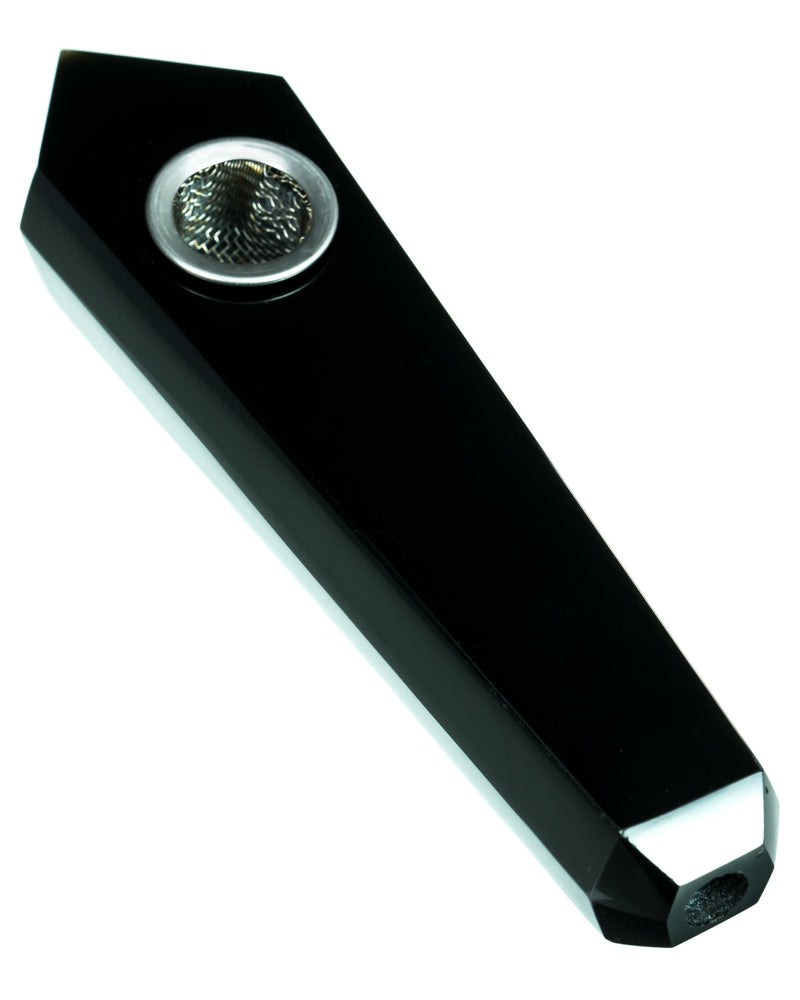 "Yin" Quartz Crystal Stone Pipe , spoon - Weedcommerce Marketplace 