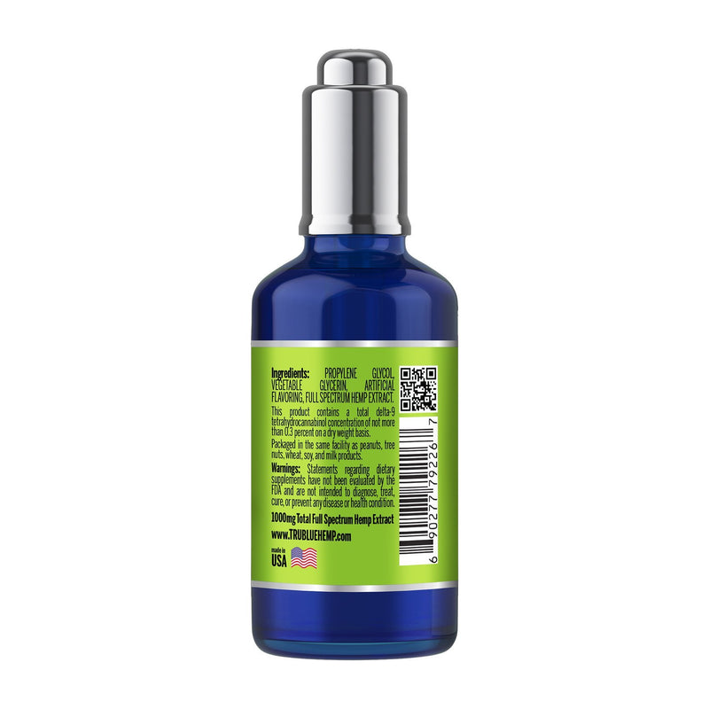 CBD Oil Tincture - Peppermint Flavor - Full Spectrum